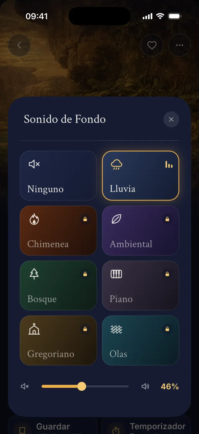 Los sonidos de ambiente para dormir